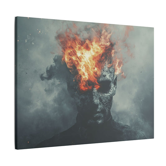 Demons On My Sleeve Wall Canvas